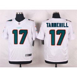 Miami Dolphins #17 Ryan Tannehill Elite White Men Nike NFL Jersey