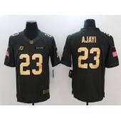Miami Dolphins #23 Jay Ajayi Anthracite Gold Salute to Service Limited Nike NFL Jersey