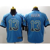 San Diego Chargers #13 Keenan Allen Blue Drift Men Elite Nike NFL Jersey