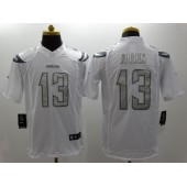 San Diego Chargers #13 Keenan Allen White Men Stitched Nike NFL Limited Platinum Jersey 