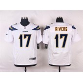 San Diego Chargers #17 Philip Rivers Elite White Men Nike NFL Jersey