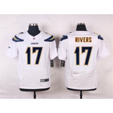 San Diego Chargers #17 Philip Rivers Elite White Men Nike NFL Jersey