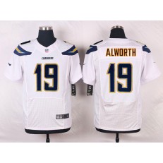 San Diego Chargers #19 Lance Alworth Elite White Men Nike NFL Jersey