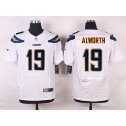 San Diego Chargers #19 Lance Alworth Elite White Men Nike NFL Jersey
