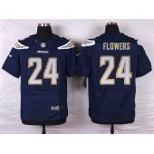 San Diego Chargers #24 Brandon Flowers Elite Navy Blue Men Nike NFL Jersey