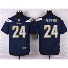 San Diego Chargers #24 Brandon Flowers Elite Navy Blue Men Nike NFL Jersey