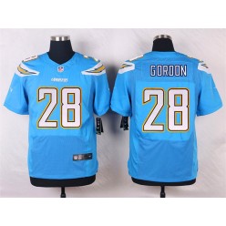 San Diego Chargers #28 Melvin Gordon Elite Electric Blue Men Nike NFL Jersey