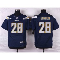 San Diego Chargers #28 Melvin Gordon Elite Navy Blue Men Nike NFL Jersey