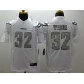 San Diego Chargers #32 Eric Weddle White Men Stitched Nike NFL Limited Platinum Jersey (1)