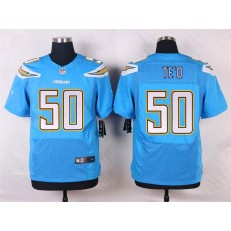 San Diego Chargers #50 Manti Te O Elite Electric Blue Men Nike NFL Jersey