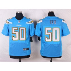 San Diego Chargers #50 Manti Te O Elite Electric Blue Men Nike NFL Jersey