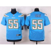 San Diego Chargers #55 Junior Seau Elite Electric Blue Men Nike NFL Jersey