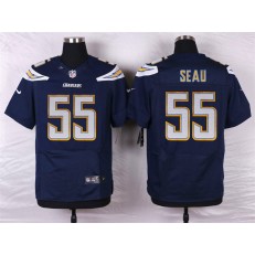 San Diego Chargers #55 Junior Seau Elite Navy Blue Men Nike NFL Jersey