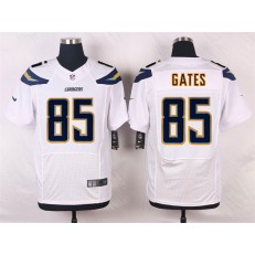 San Diego Chargers #85 Antonio Gates Elite White Men Nike NFL Jersey