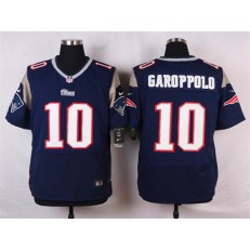 New England Patriots #10 Jimmy Garoppolo Elite Navy Blue Team Color Men Nike NFL Jersey