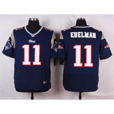 New England Patriots #11 Julian Edelman Elite Navy Blue Team Color Men Nike NFL Jersey