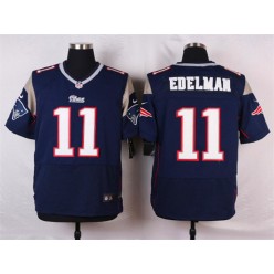 New England Patriots #11 Julian Edelman Elite Navy Blue Team Color Men Nike NFL Jersey