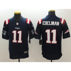 New England Patriots #11 Julian Edelman Navy Blue Color Rush Men Limited Nike NFL Jersey
