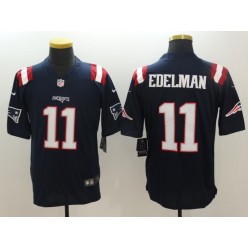 New England Patriots #11 Julian Edelman Navy Blue Color Rush Men Limited Nike NFL Jersey