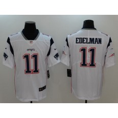 New England Patriots #11 Julian Edelman White Vapor Untouchable Limited Men Nike NFL Jersey