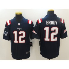 New England Patriots #12 Tom Brady Navy Blue Color Rush Men Limited Nike NFL Jersey