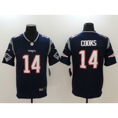 New England Patriots #14 Brandin Cooks Navy Blue Vapor Untouchable Limited Men Nike NFL Jersey