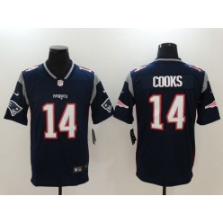 New England Patriots #14 Brandin Cooks Navy Blue Vapor Untouchable Limited Men Nike NFL Jersey