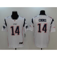 New England Patriots #14 Brandin Cooks White Vapor Untouchable Limited Men Nike NFL Jersey