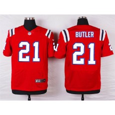 New England Patriots #21 Malcolm Butler Elite Red Alternate Men Nike NFL Jersey