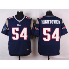 New England Patriots #54 Dont A Hightower Elite Navy Blue Team Color Men Nike NFL Jersey