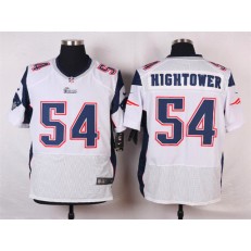 New England Patriots #54 Dont A Hightower Elite White Men Nike NFL Jersey