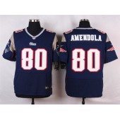 New England Patriots #80 Danny Amendola Elite Navy Blue Team Color Men Nike NFL Jersey