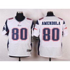 New England Patriots #80 Danny Amendola Elite White Men Nike NFL Jersey