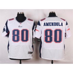 New England Patriots #80 Danny Amendola Elite White Men Nike NFL Jersey
