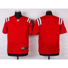 New England Patriots Blank Elite Red Alternate Men Nike NFL Jersey