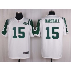New York Jets #15 Brandon Marshall White Vapor Untouchable Player Limited Nike NFL Jersey