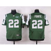 New York Jets #22 Matt Forte Elite Green Team Color Men Nike NFL Jersey