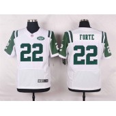 New York Jets #22 Matt Forte Elite White Men Nike NFL Jersey