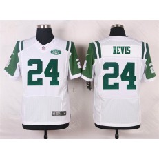 New York Jets #24 Darrelle Revis Elite White Men Nike NFL Jersey