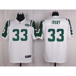 New York Jets #33 Chris Ivory White Vapor Untouchable Player Limited Nike NFL Jersey