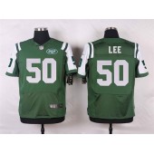New York Jets #50 Darron Lee Elite Green Team Color Men Nike NFL Jersey