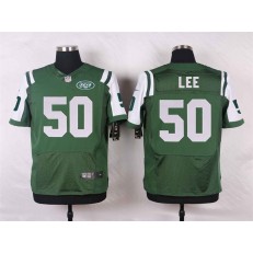 New York Jets #50 Darron Lee Elite Green Team Color Men Nike NFL Jersey
