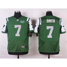 New York Jets #7 Geno Smith Elite Green Team Color Men Nike NFL Jersey