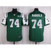 New York Jets #74 Nick Mangold Green Vapor Untouchable Player Limited Nike NFL Jersey
