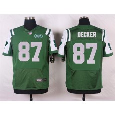 New York Jets #87 Eric Decker Elite Green Team Color Men Nike NFL Jersey