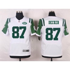 New York Jets #87 Eric Decker Elite White Men Nike NFL Jersey