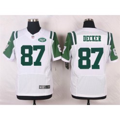 New York Jets #87 Eric Decker Elite White Men Nike NFL Jersey