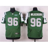 New York Jets #96 Muhammad Wilkerson Elite Green Team Color Men Nike NFL Jersey