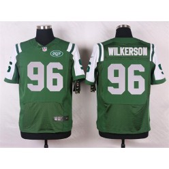 New York Jets #96 Muhammad Wilkerson Elite Green Team Color Men Nike NFL Jersey