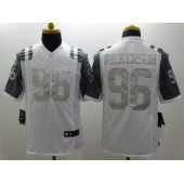 New York Jets #96 Muhammad Wilkerson White Men Stitched Nike NFL Limited Platinum Jersey